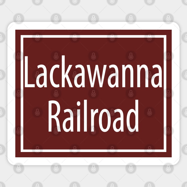 Delaware, Lackawanna and Western Railroad Sticker by Railway Tees For All